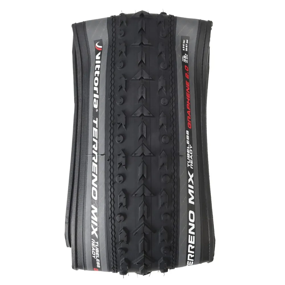 VITTORIA TERRENO MIX GRAVEL ENDURANCE Graphene G2.0 700x40c Tubeless Ready Grey-dæk