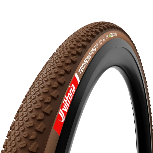 VITTORIA TERRENO PRO T50 Mixed Gravel Race 700x45c Tubeless Ready Soft Brown-dæk