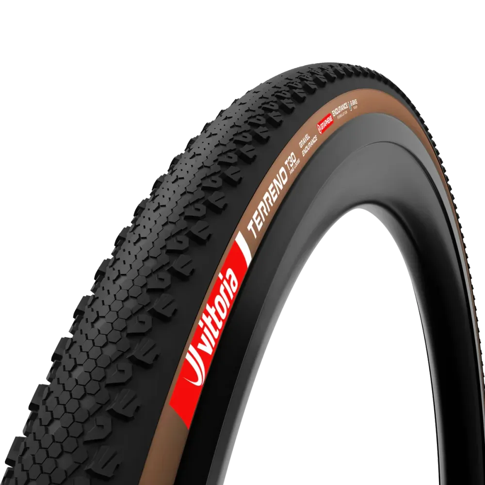 VITTORIA TERRENO T30 FINE LOOSE Gravel Endurance 700x40c Tubeless Ready Soft Brown-dæk