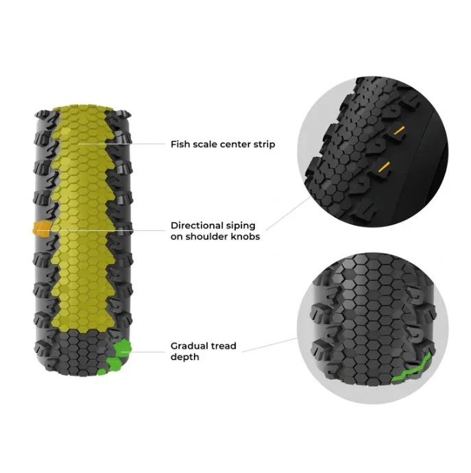 VITTORIA TERRENO T30 FINE LOOSE Gravel Endurance 700x40c Tubeless Ready Soft Brown-dæk