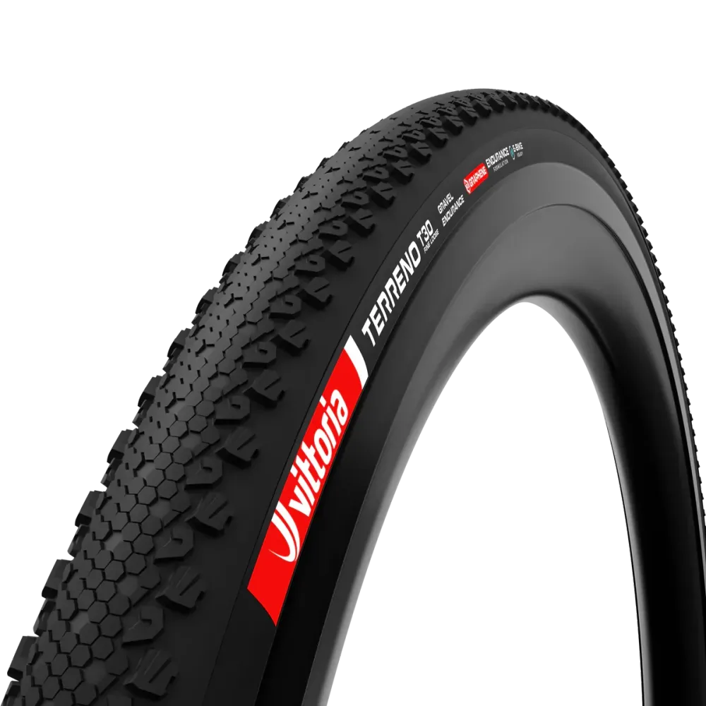 VITTORIA TERRENO T30 FINE LOOSE Gravel Endurance 700x40c Tubeless Ready Soft Black-dæk