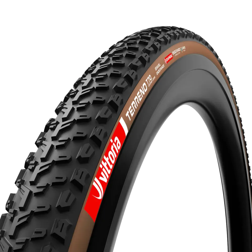 VITTORIA TERRENO T70 COARSE LOOSE Gravel Endurance 700x40c Tubeless Ready Soft Brown-dæk