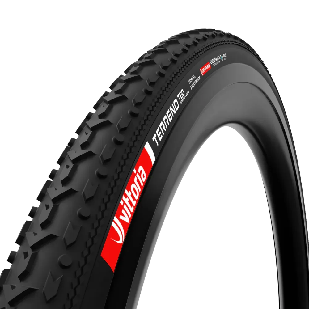 VITTORIA TERRENO T80 COARSE LOOSE Gravel Endurance 700x45c Tubeless Ready Soft Black-dæk