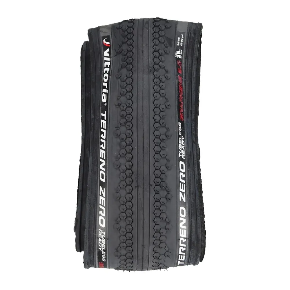 VITTORIA TERRENO ZERO GRAVEL ENDURANCE Graphene G2.0 700x37c Tubeless Ready Grey-dæk