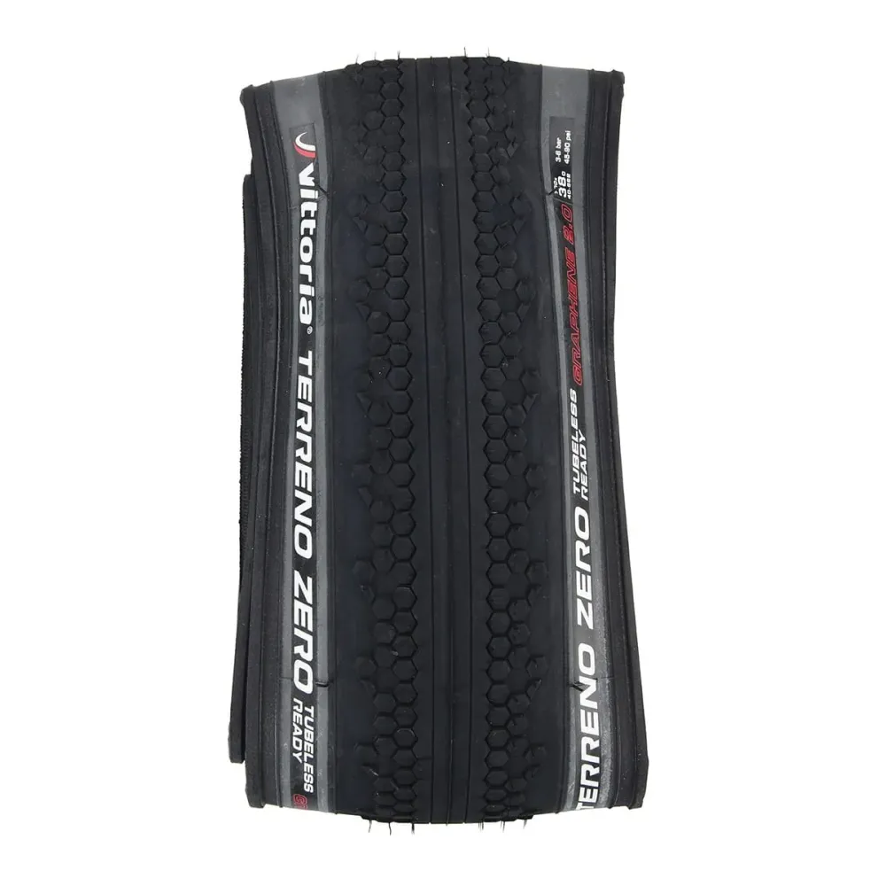 VITTORIA TERRENO ZERO GRAVEL ENDURANCE Graphene G2.0 700x47c Tubeless Ready Grey-dæk