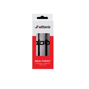Vittoria Tubeless Ventil - Sort 80 mm (2stk)