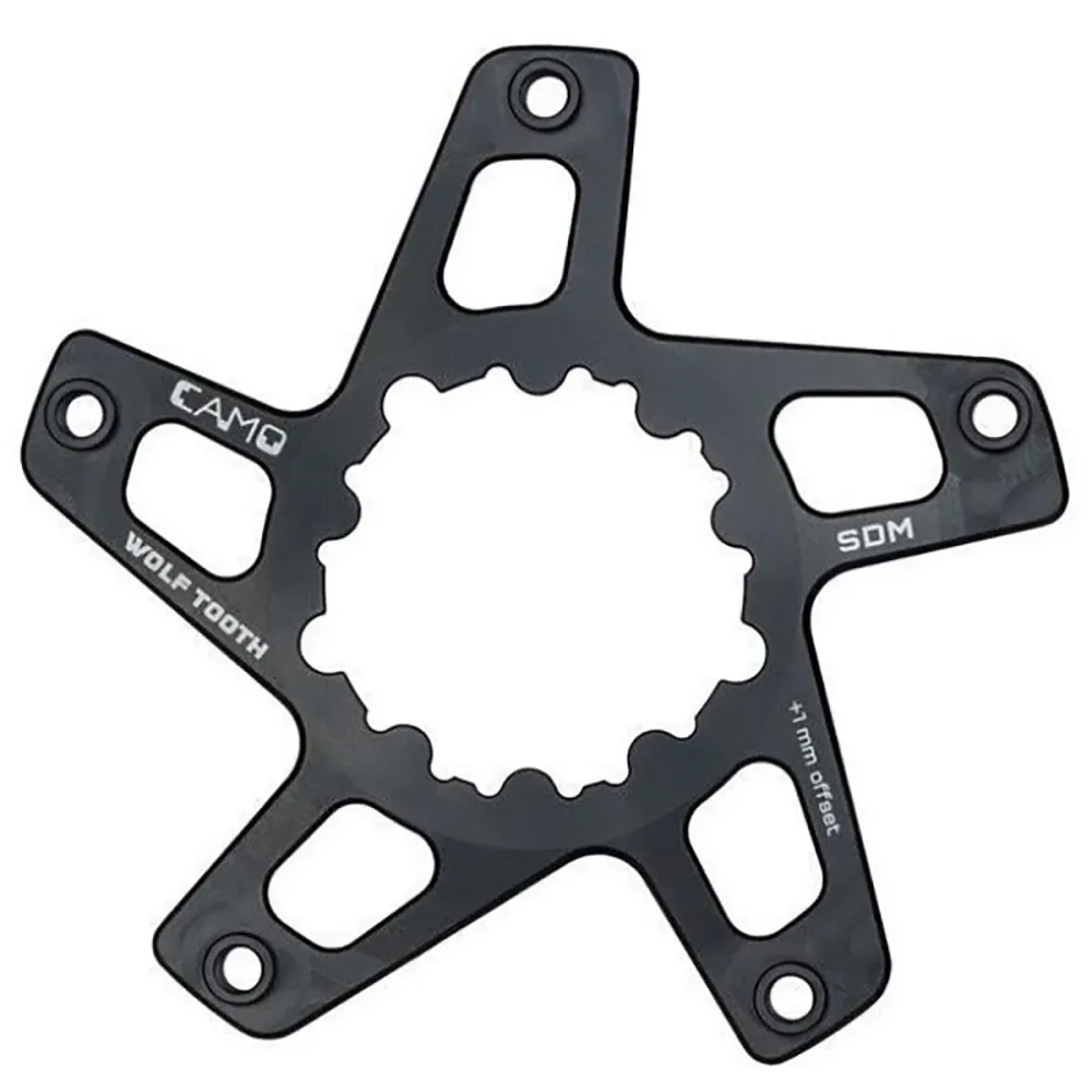 WOLF TOOTH CAMO M8 kranksæt Star Sram Direct Mount Offset 6mm Sort