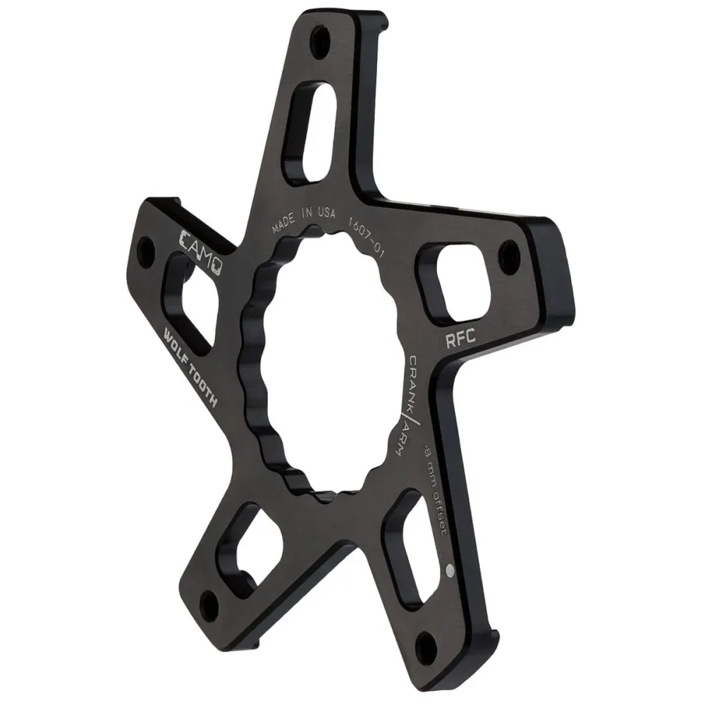 WOLF TOOTH CAMO M8 Raceface Cinch Direct Mount Offset -8mm Sort kranksæt stjerne