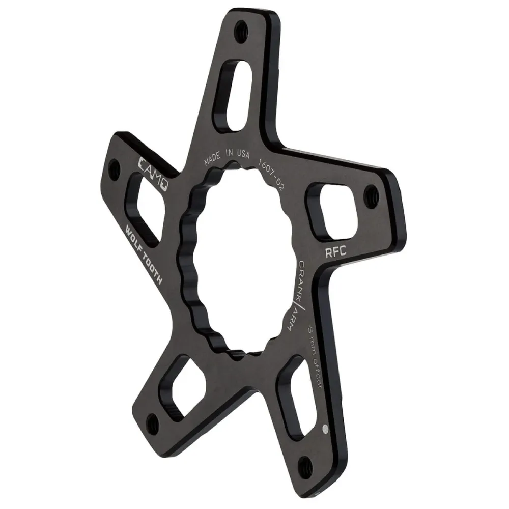 WOLF TOOTH CAMO M5 Raceface Cinch Direct Mount Boost Offset kranksæt stjerne -5mm Sort