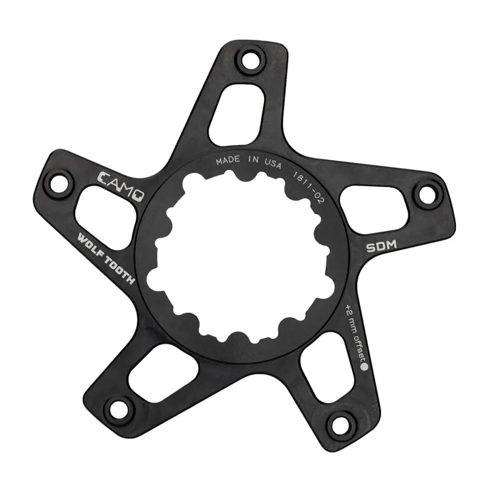 WOLF TOOTH CAMO P2 Sram Offset 4mm Sort kranksæt stjerne