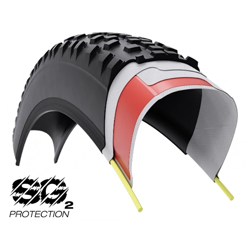 WTB VULPINE TCS LIGHT FAST ROLLING DUAL DNA SG2 120tpi 700x45c Tubeless Ready-dæk Sort