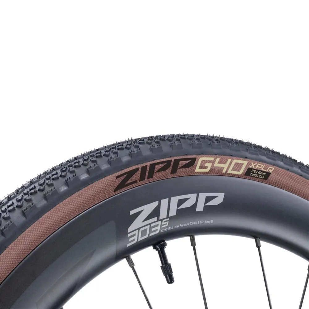 ZIPP G40 XPLR 700x40c Tubeless Ready Soft Brown-dæk