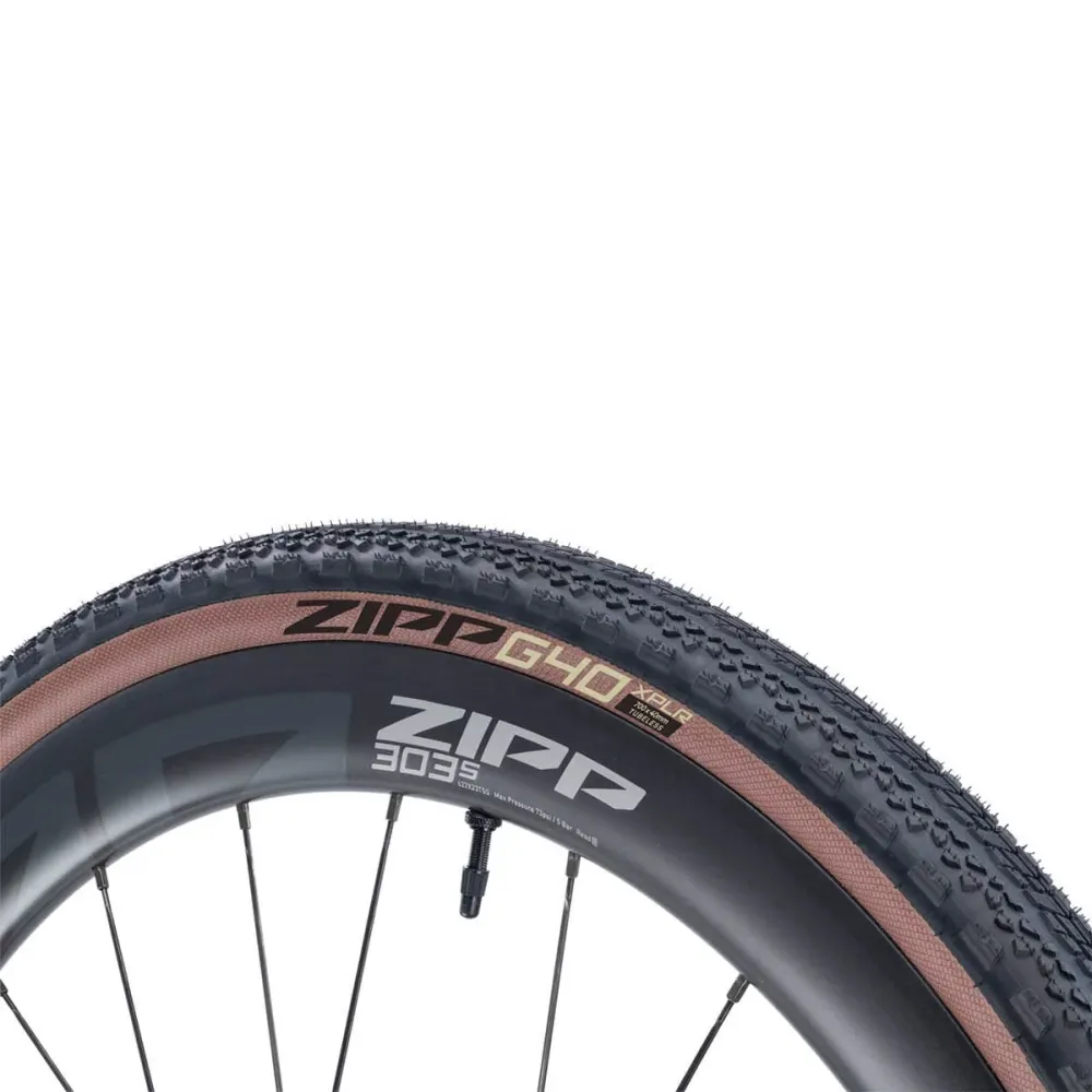 ZIPP G40 XPLR 700x40c Tubeless Ready Soft Brown-dæk