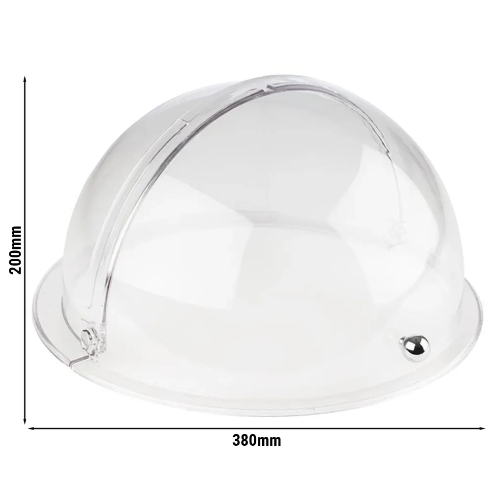 Roll-top cover - SAN plast - Ø 380mm - Højde: 200mm
