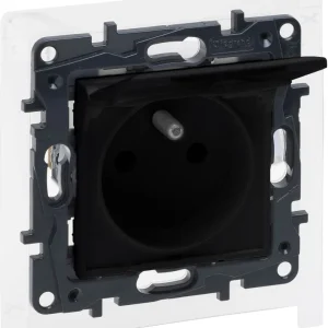 Legrand Niloe Step IP44 enkeltstikdåse charcoal