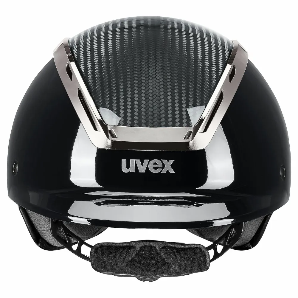 Uvex Exxeed Carbon-weave ridehjelm AAA Black