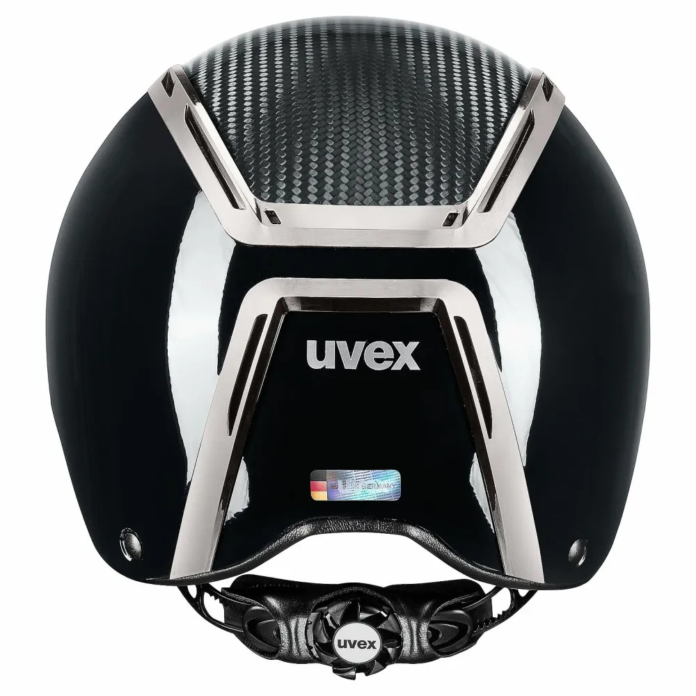 Uvex Exxeed Carbon-weave ridehjelm AAA Black