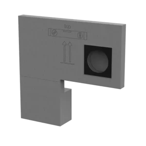 Vent Visor SilentAir Front facade element