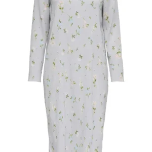 Only - Onlmolly L/S Plisse Dress 15266199 - 4802263 - Arctic Ice Bluma Xs