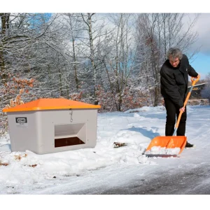Sand/saltbeholder - 1100 Liter - Med bundåbning