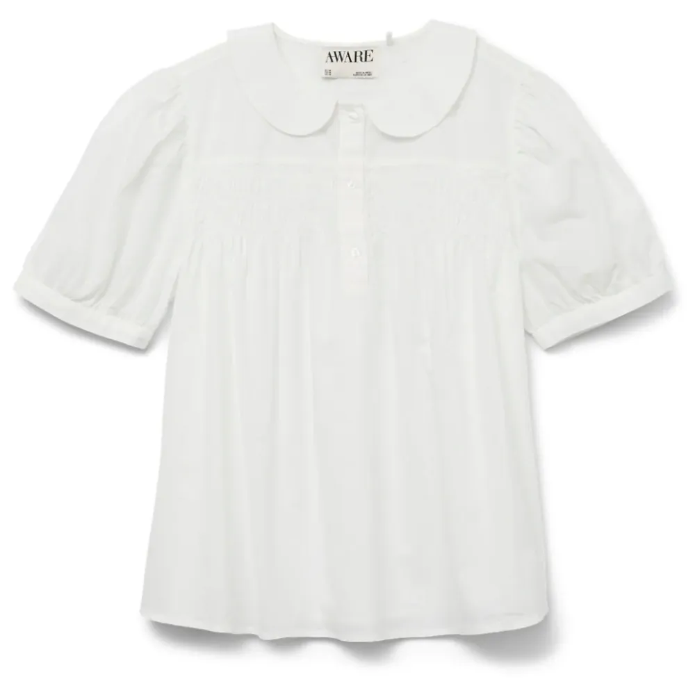 VERO MODA DAME TOP VMROXANNE - Snow white Xs