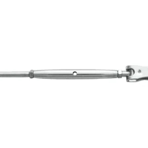 Talamex, Vantskrue med Toggle og Wireterminal M12 Ø6mm - Rustfrit Chromed AISI 316 (1 stk)
