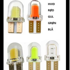 T10 W5W portable LED pære med canbus - 4 stk. - 12v 4
