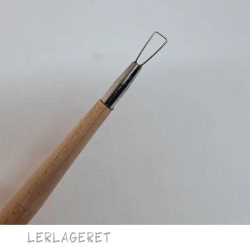 Små all-metal slynger med modellerings skaf i træ, pakke med 5 stk.