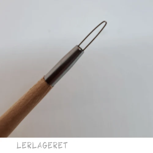 Små all-metal slynger med modellerings skaf i træ, pakke med 5 stk.