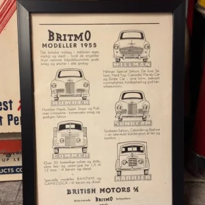 Britmo modeller 1955