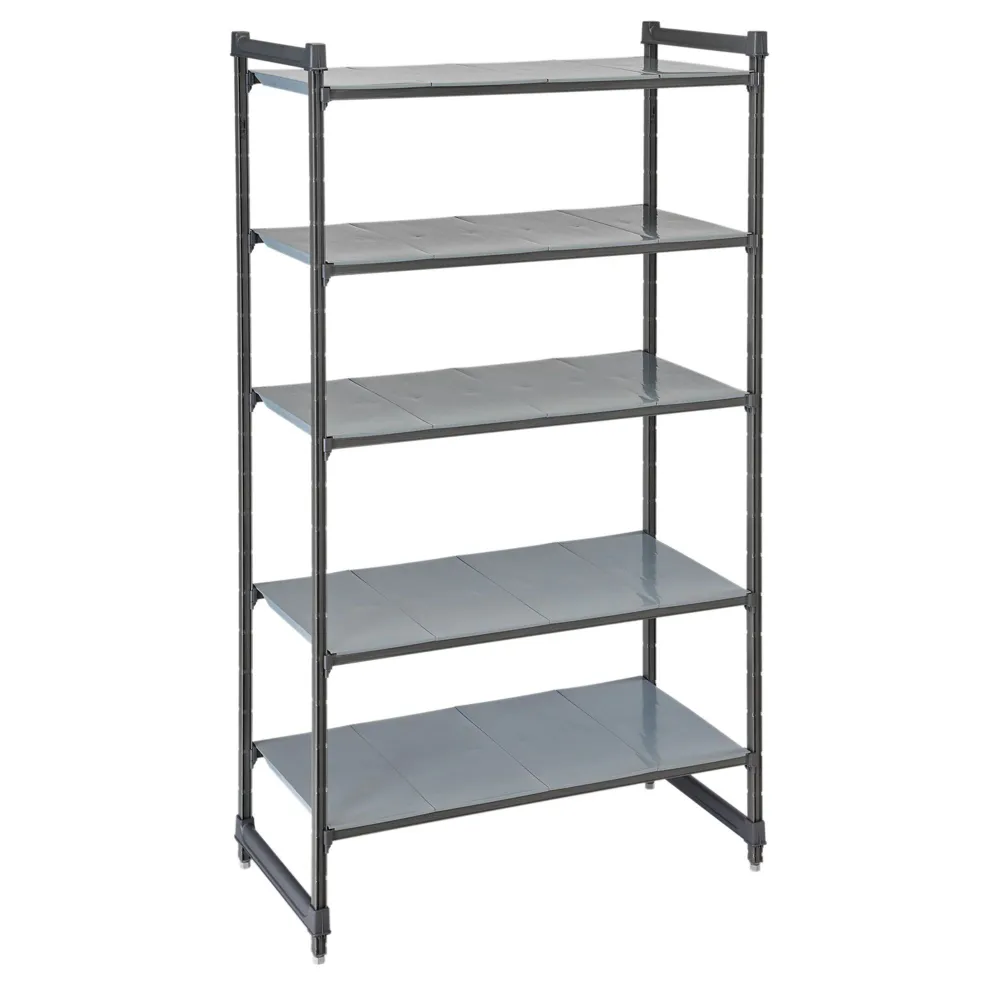 CAMBRO | Camshelving® - Basics Plus - Basisreol - 1375 mm - med 5 lukkede hylder