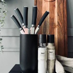 Knivblok med 5 knive