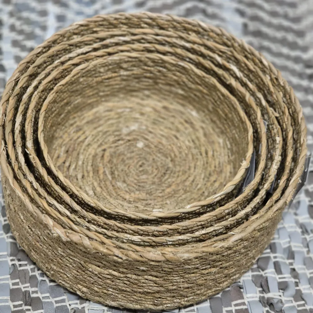 Kurvesæt - 5 stk. - søgræs - rund cylinder