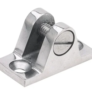 Talamex, Dæksbeslag rustfrit chromed AISI 316, 25 mm (1 stk)