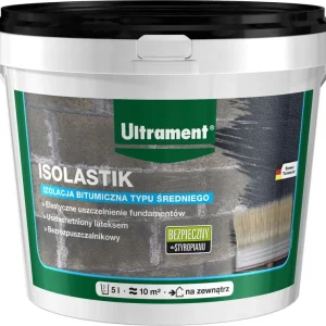 Ultrament Isolastik 5 l middeltykk bitumenisolering