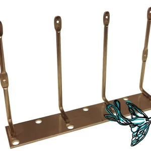 Wireholder 200mm skinne m. 5 poster