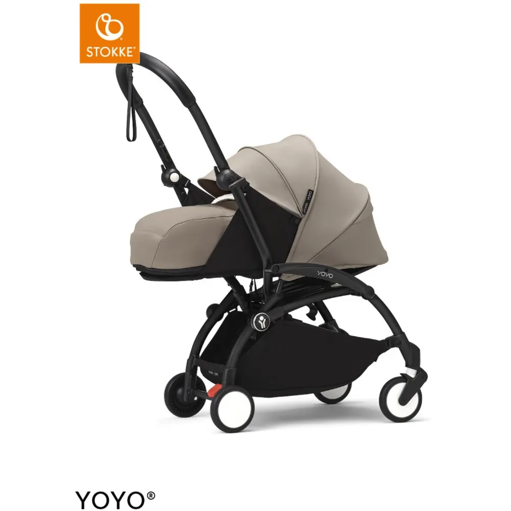 Stokke® Taupe Yoyo® 0+ Nyfødt Pakke Compatible WARN Mounting Plate
