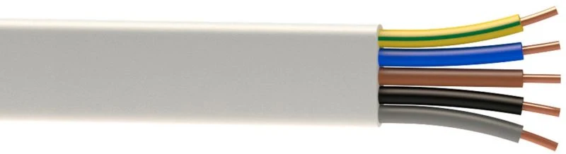 Installationskabel AKS Zielonka YDYp 5 x 2,5 mm² 1 m