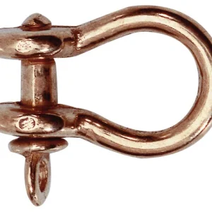 Talamex, Messing Sjækkel med Kobberbøjle, 1stk – Størrelse: 5mm, 10 Stk
