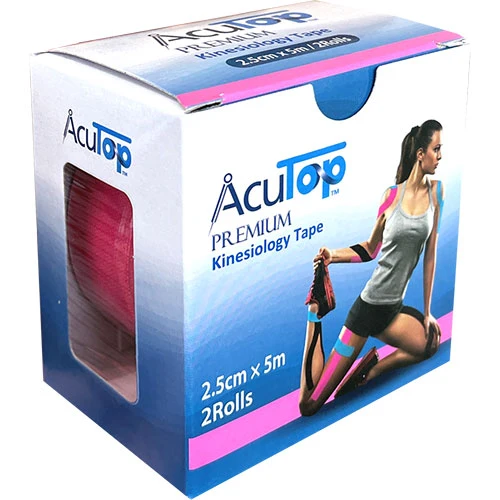 Terapeutisk tape blush 2,5cmx5m, 2 ruller