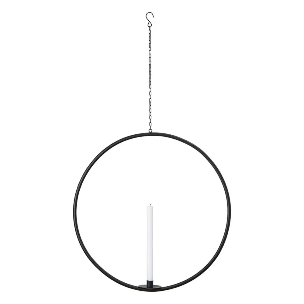 Axel hængende lyseholder, onyx metal