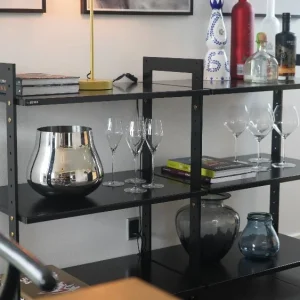 Reol AXIS 143 x 45 x H94 cm – Sortlakeret