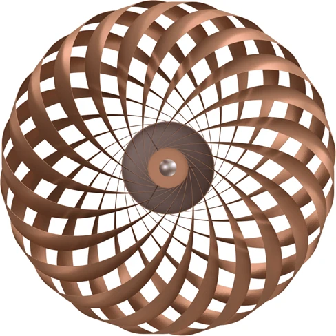 TR5 Aluminium Copper Ø60 Væglampe - Hul Rossau