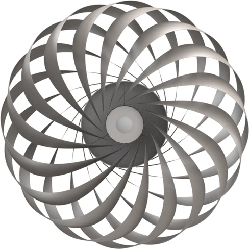 TR5 Aluminium Silver Ø40 Væglampe - Bar Rossau