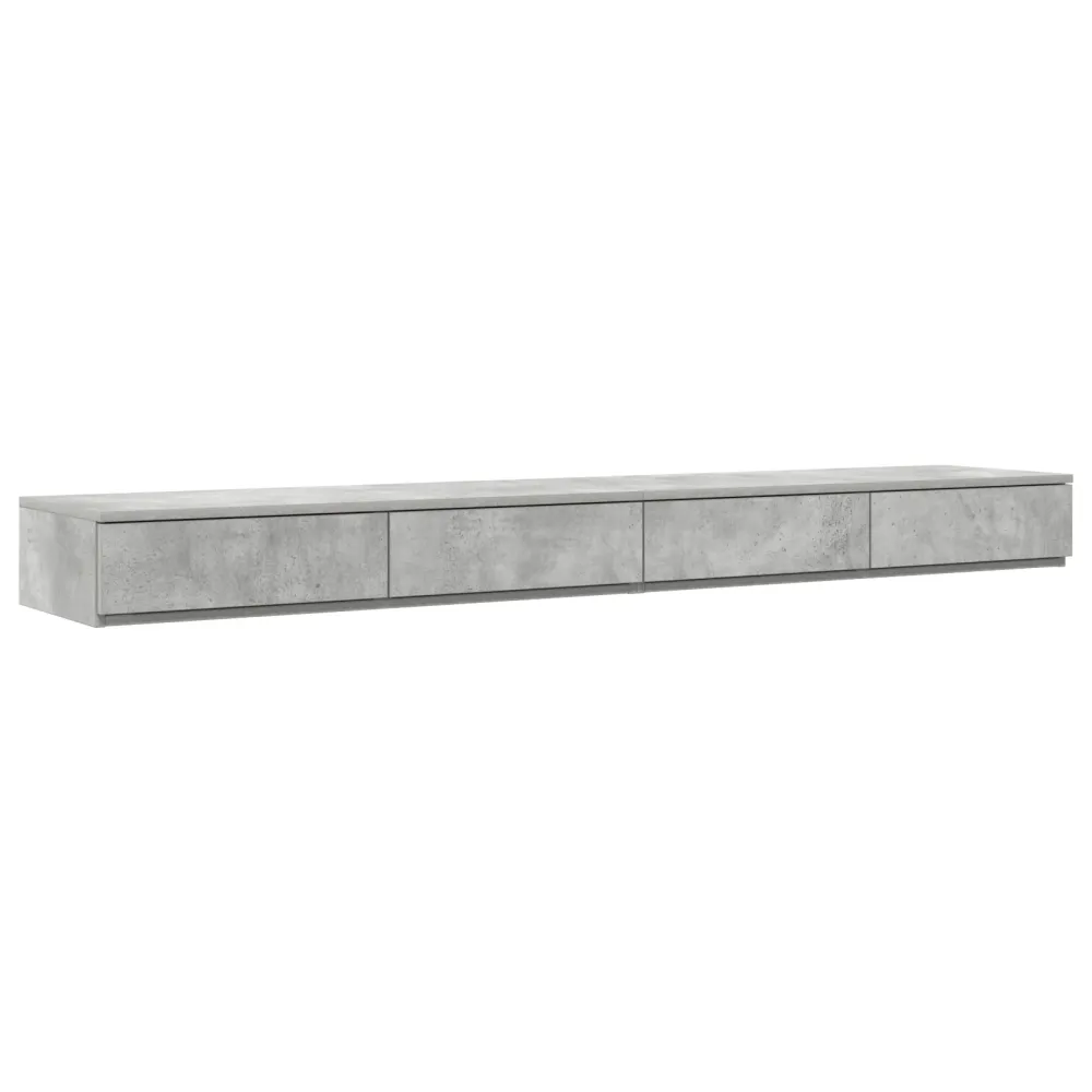 Sengekufferter Beton Grå 180X36,5X16,5 Cm Formulated Træ