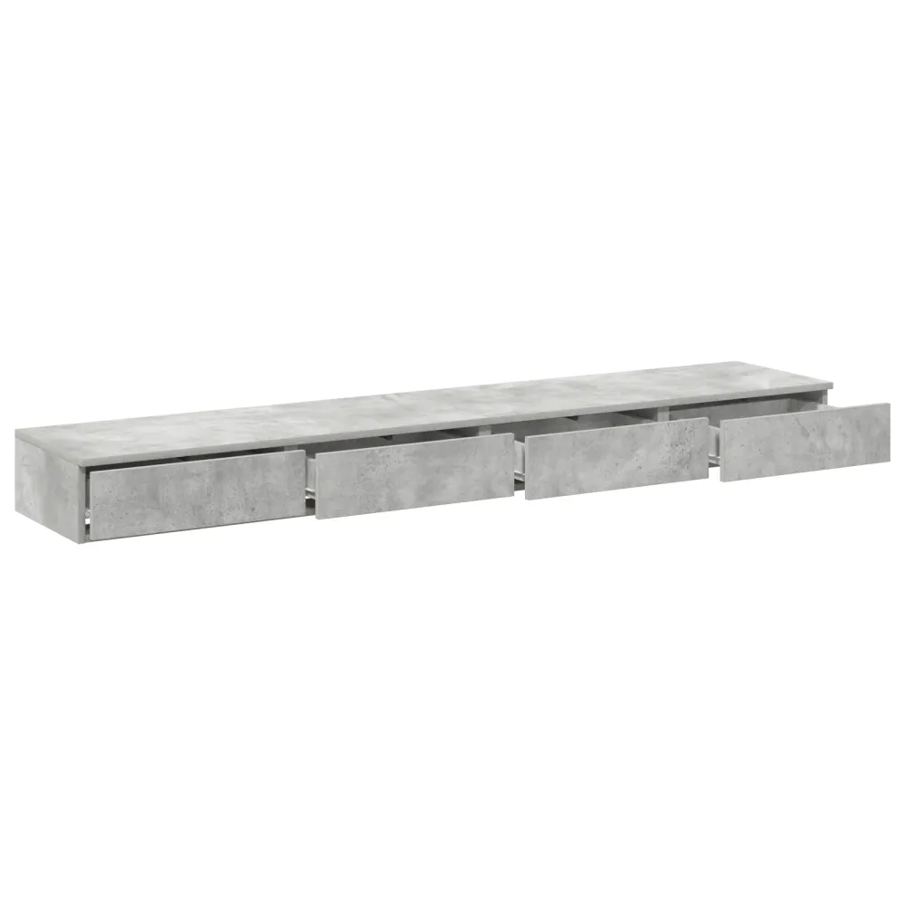 Sengekufferter Beton Grå 180X36,5X16,5 Cm Formulated Træ