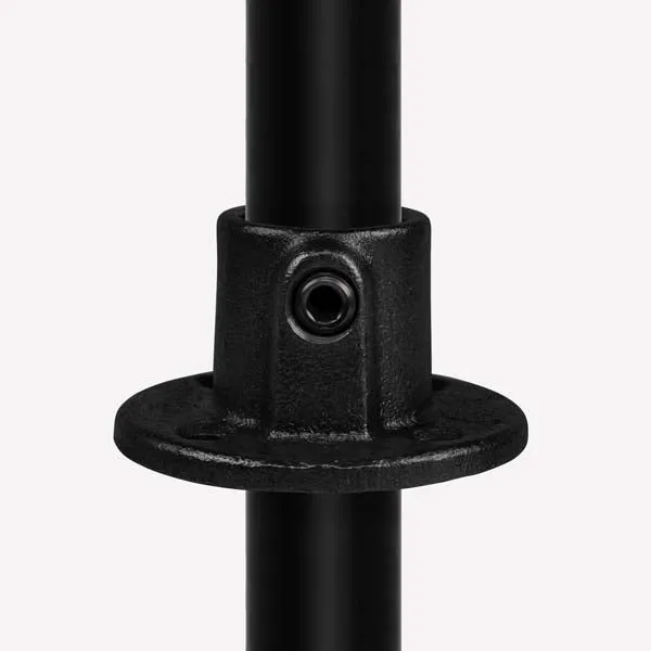 Vægflange, gennemgående, Clarrods Black - CL131T-B